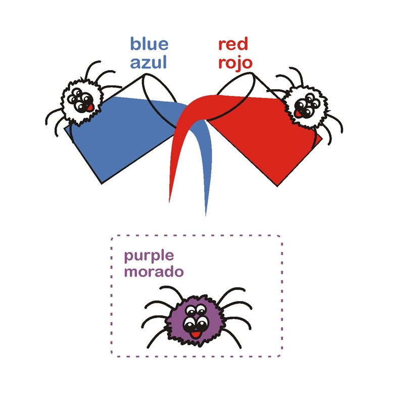 Rainboweb Colors Learning Book with Coloring Kit for Kids