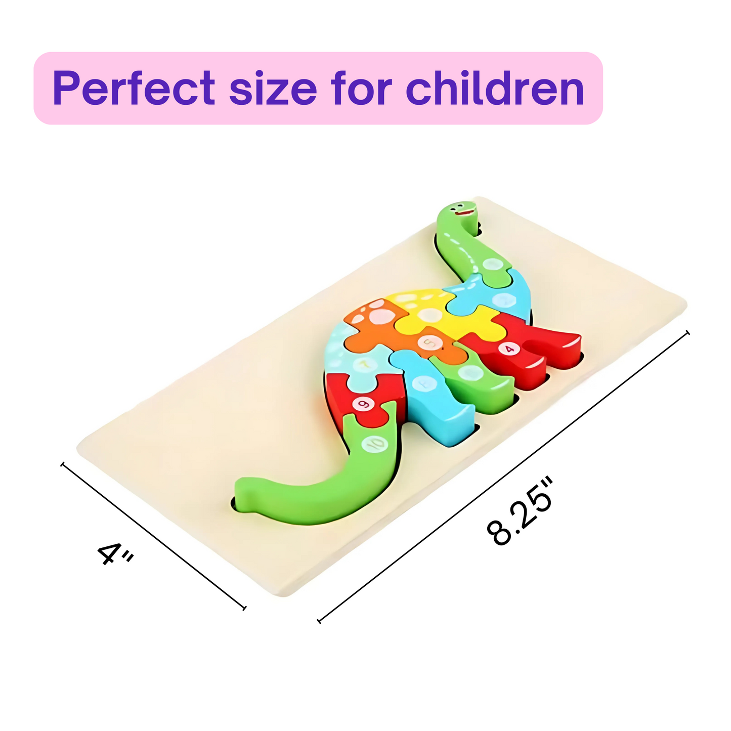 A1- Montessori Wooden Puzzle Set for Kids (6-puzzles)