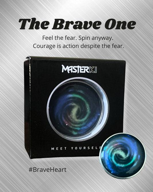 MasterKi Fidget Coin- The Brave One: Kinetic Desk Toy for Focus & Stress Relief, Desk Toy for Concentration & Relaxation, for Adults & Kids